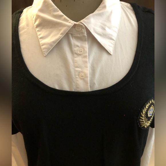 Lane Bryant sz 22/24 two-fer or mock layer top. - Picture 2 of 10